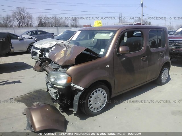 JN8AZ2KR5BT208740 - 2011 NISSAN CUBE S/SL/KROM TAN photo 2