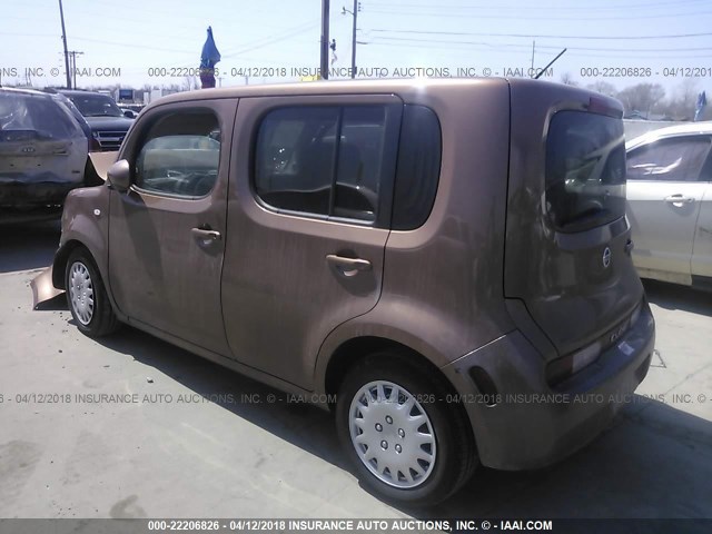 JN8AZ2KR5BT208740 - 2011 NISSAN CUBE S/SL/KROM TAN photo 3