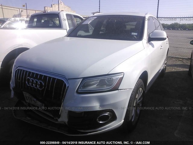 WA1LFAFP8DA077490 - 2013 AUDI Q5 PREMIUM PLUS WHITE photo 2