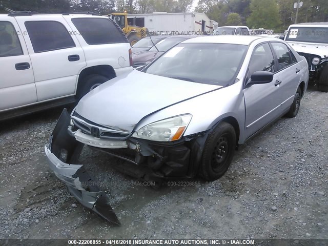 1HGCM55127A042286 - 2007 HONDA ACCORD VALUE SILVER photo 2