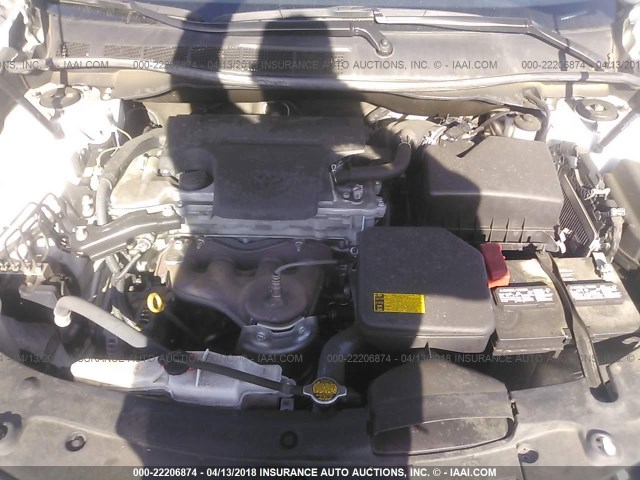 4T4BF1FK0DR315208 - 2013 TOYOTA CAMRY L/SE/LE/XLE 白色 照片 10