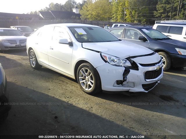 1G11C5SLXFF350606 - 2015 CHEVROLET MALIBU 1LT WHITE photo 1