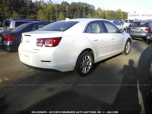 1G11C5SLXFF350606 - 2015 CHEVROLET MALIBU 1LT WHITE photo 4