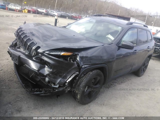 1C4PJMCB7JD505754 - 2018 JEEP CHEROKEE LATITUDE GRAY photo 2