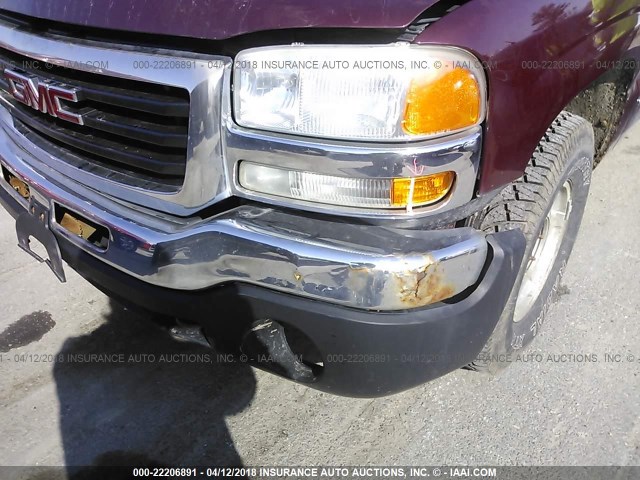 2GTEK19TX31253855 - 2003 GMC NEW SIERRA K1500 RED photo 6