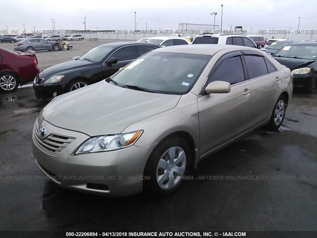 4T1BE46K68U775431 - 2008 TOYOTA CAMRY CE/LE/XLE/SE GOLD photo 2