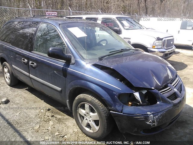 1D4GP24R56B553628 - 2006 DODGE GRAND CARAVAN SE BLUE photo 1