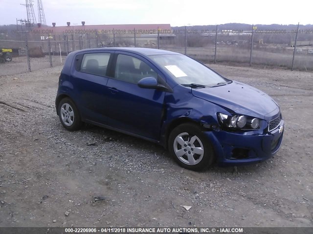 1G1JB6SG8D4137271 - 2013 CHEVROLET SONIC LS ლურჯი ფოტო 1