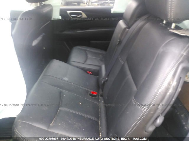 5N1AR2MM0EC611425 - 2014 NISSAN PATHFINDER S/SV/SL/PLATINUM GRAY photo 8