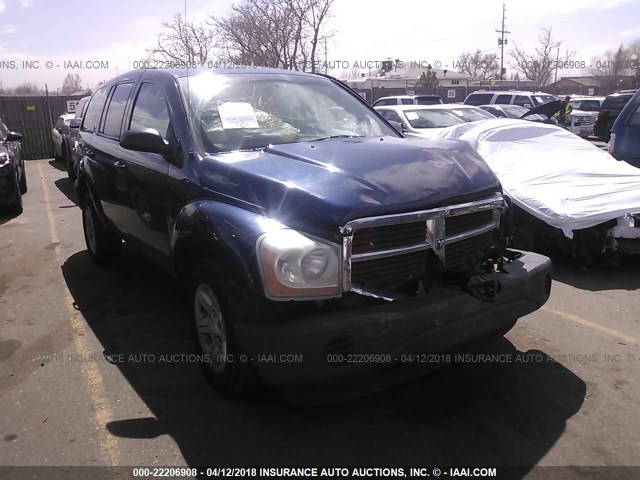 1D4HB38NX4F173271 - 2004 DODGE DURANGO ST Dark Blue photo 1