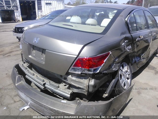 1HGCP26408A049379 - 2008 HONDA ACCORD LXP GOLD photo 6