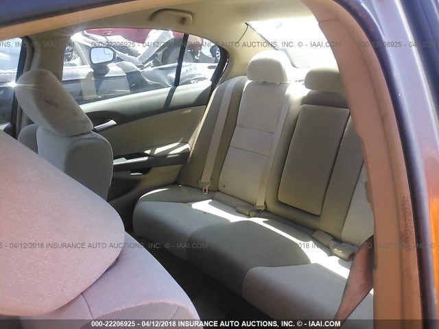 1HGCP26408A049379 - 2008 HONDA ACCORD LXP GOLD photo 8