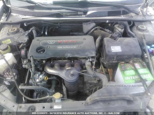 4T1BE30K85U638408 - 2005 TOYOTA CAMRY LE/XLE/SE ნაცრისფერი ფოტო 10