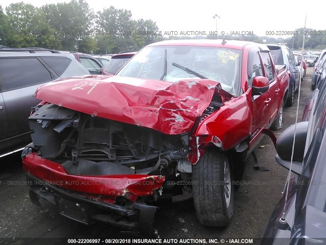 3GCEK13377G507365 - 2007 CHEVROLET SILVERADO K1500 CREW CAB RED photo 2