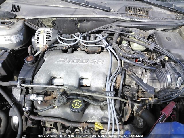 1G1NE52JXY6178574 - 2000 CHEVROLET MALIBU LS 灰色 照片 10