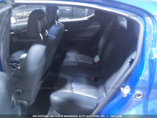 1C3CDZCB2DN582618 - 2013 DODGE AVENGER SXT BLUE photo 8