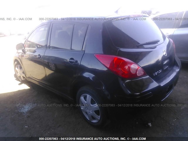 3N1BC1CP2BL460719 - 2011 NISSAN VERSA S/SL BLACK photo 3