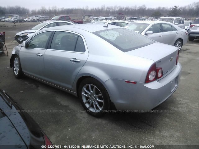 1G1ZE5E73BF128656 - 2011 CHEVROLET MALIBU LTZ SILVER photo 3