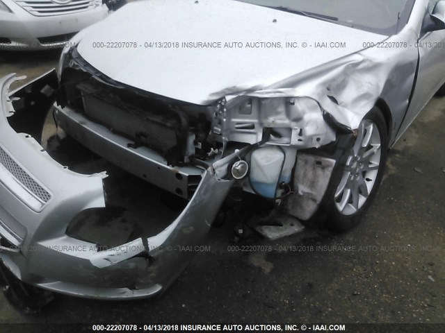 1G1ZE5E73BF128656 - 2011 CHEVROLET MALIBU LTZ SILVER photo 6