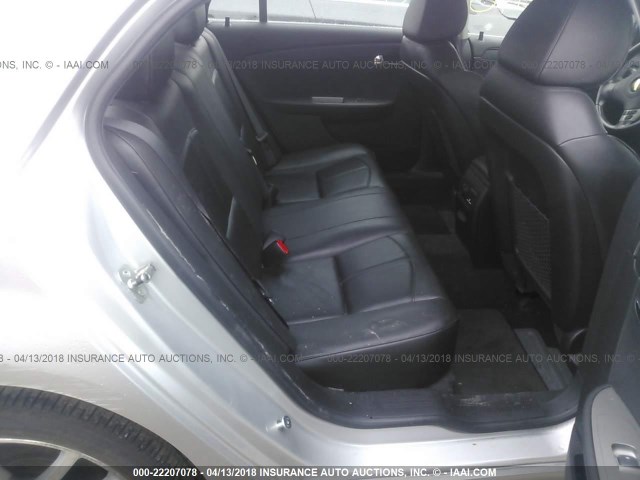 1G1ZE5E73BF128656 - 2011 CHEVROLET MALIBU LTZ SILVER photo 8