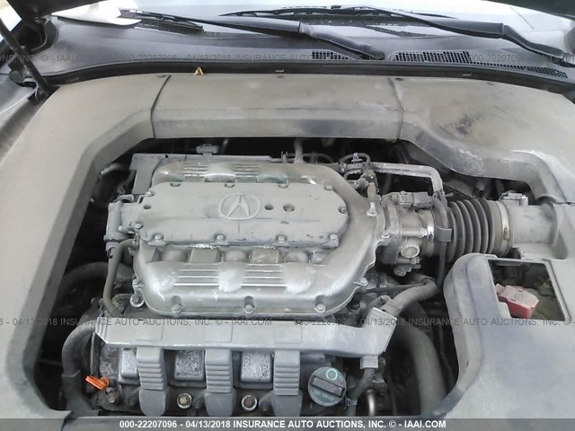 19UUA8F57AA007945 - 2010 ACURA TL GRAY photo 10