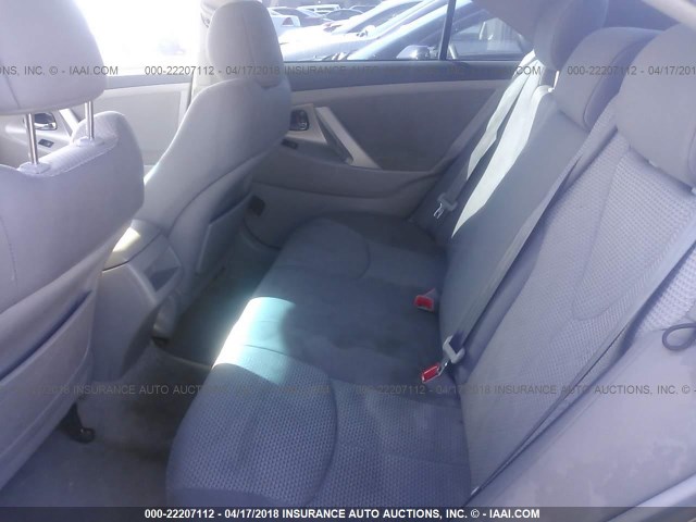 4T1BF3EK8BU118887 - 2011 TOYOTA CAMRY SE/LE/XLE GRAY photo 8