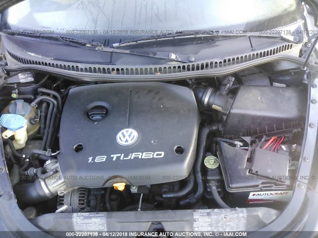 3VWDD21C8YM419729 - 2000 VOLKSWAGEN NEW BEETLE GLX ლურჯი ფოტო 10