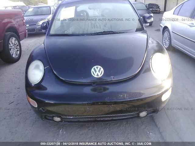 3VWDD21C8YM419729 - 2000 VOLKSWAGEN NEW BEETLE GLX ლურჯი ფოტო 6
