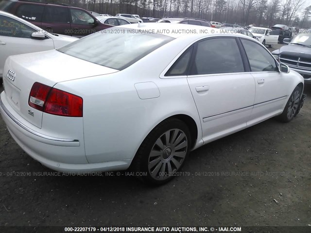 WAUMV44E77N021082 - 2007 AUDI A8 L QUATTRO WHITE photo 4