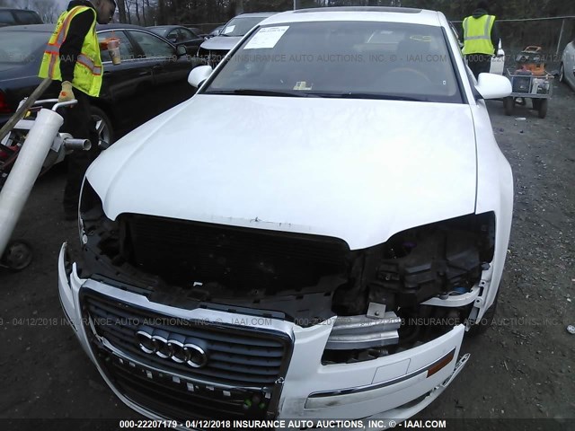 WAUMV44E77N021082 - 2007 AUDI A8 L QUATTRO WHITE photo 6