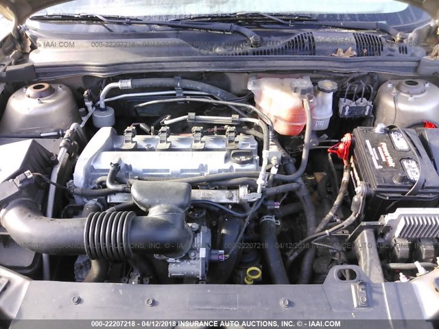 1G1ZS58F87F237696 - 2007 CHEVROLET MALIBU LS GOLD photo 10