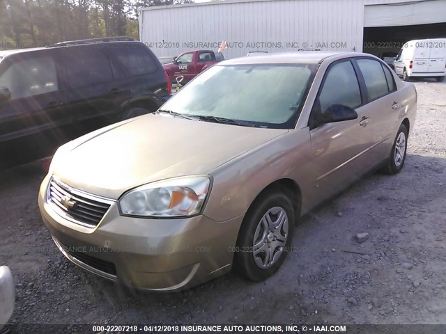 1G1ZS58F87F237696 - 2007 CHEVROLET MALIBU LS GOLD photo 2