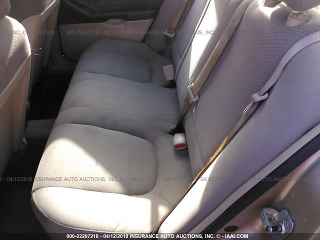 1G1ZS58F87F237696 - 2007 CHEVROLET MALIBU LS GOLD photo 8