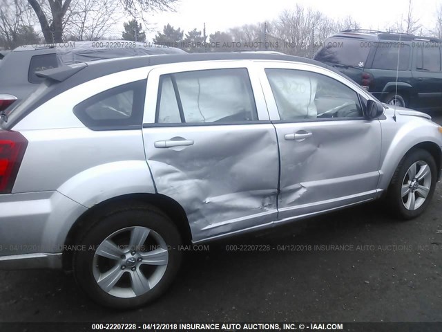 1B3CB3HA5BD296376 - 2011 DODGE CALIBER MAINSTREET SILVER photo 6