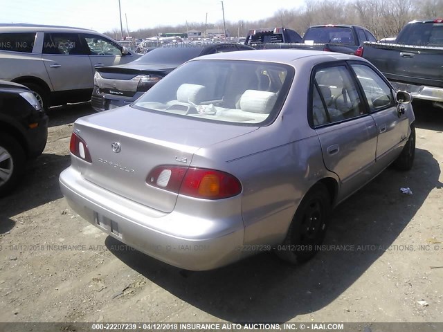 2T1BR12E7XC146196 - 1999 TOYOTA COROLLA VE/CE/LE TAN photo 4