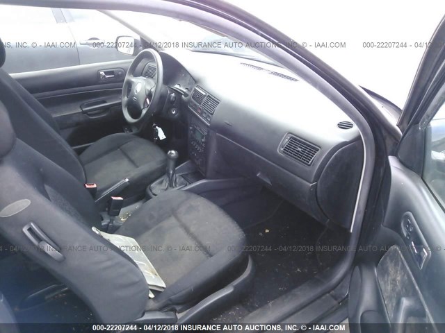 9BWBK61J634004568 - 2003 VOLKSWAGEN GOLF GL BLACK photo 5