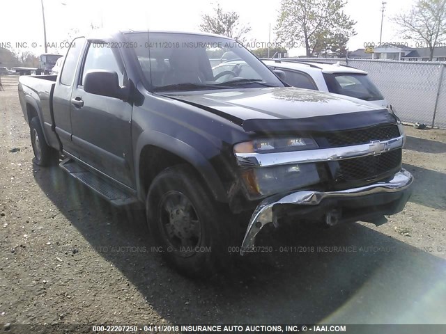 1GCCS198268133455 - 2006 CHEVROLET COLORADO BLACK photo 1