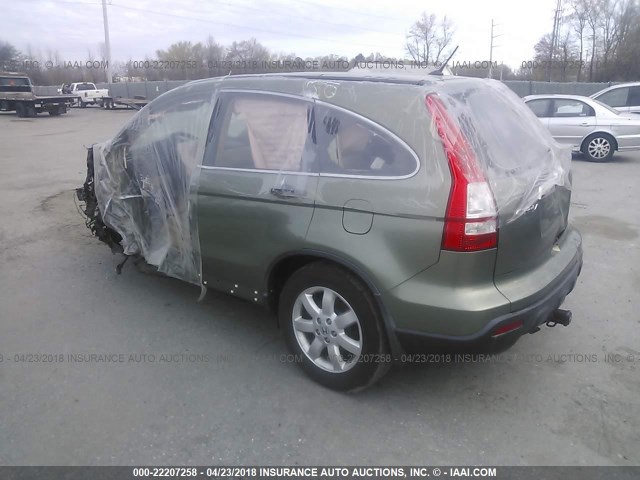 JHLRE48587C035672 - 2007 HONDA CR-V EX GREEN photo 3