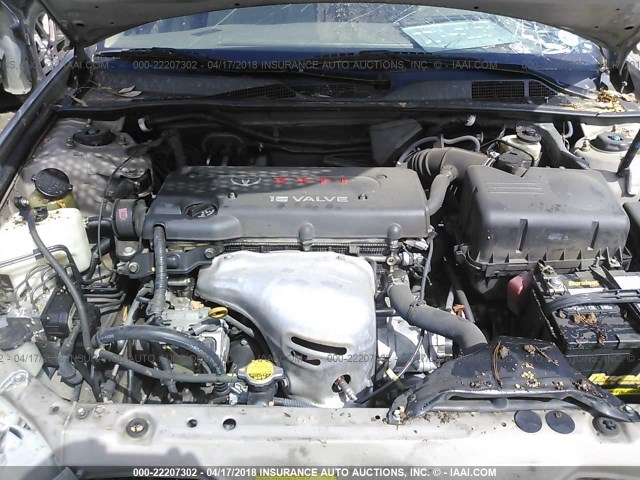 4T1BE32K63U738663 - 2003 TOYOTA CAMRY LE/XLE/SE ოქროსფერი ფოტო 10