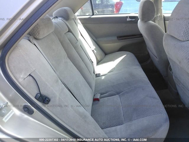 4T1BE32K63U738663 - 2003 TOYOTA CAMRY LE/XLE/SE ოქროსფერი ფოტო 8