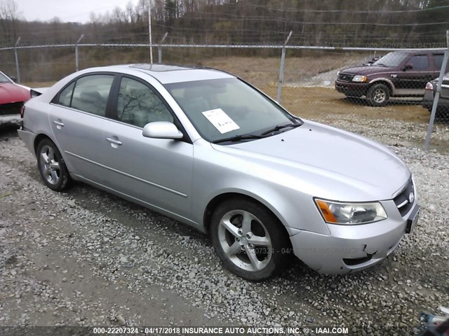 5NPEU46F67H185875 - 2007 HYUNDAI SONATA SE/LIMITED SILVER photo 1