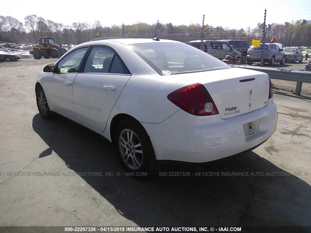 1G2ZG528054131825 - 2005 PONTIAC G6 WHITE photo 3