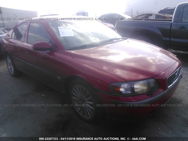 YV1RS58D312028994 - 2001 VOLVO S60 2.4T RED photo 1