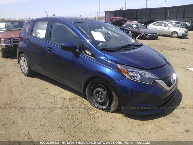 3N1CE2CP1HL356090 - 2017 NISSAN VERSA NOTE S/S PLUS/SV/SL/SR Dark Blue photo 1