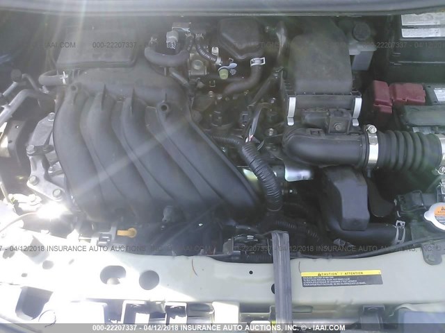 3N1CE2CP1HL356090 - 2017 NISSAN VERSA NOTE S/S PLUS/SV/SL/SR Dark Blue photo 10