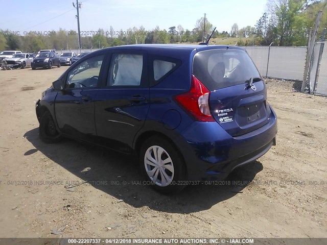 3N1CE2CP1HL356090 - 2017 NISSAN VERSA NOTE S/S PLUS/SV/SL/SR Dark Blue photo 3