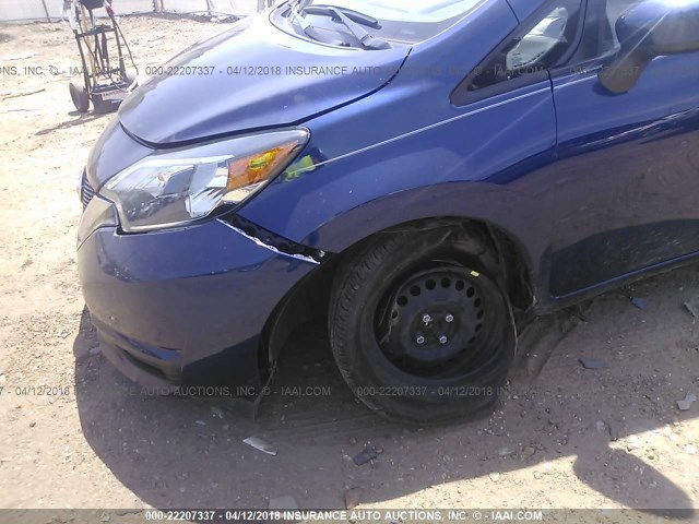 3N1CE2CP1HL356090 - 2017 NISSAN VERSA NOTE S/S PLUS/SV/SL/SR Dark Blue photo 6