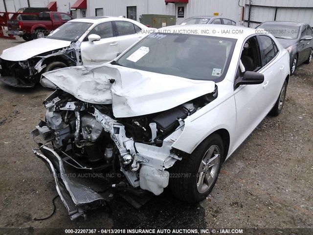 1G11B5SLXFF350382 - 2015 CHEVROLET MALIBU LS თეთრი ფოტო 2