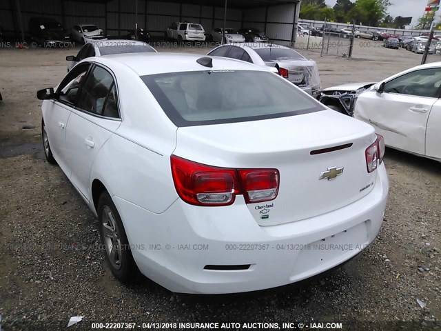 1G11B5SLXFF350382 - 2015 CHEVROLET MALIBU LS თეთრი ფოტო 3