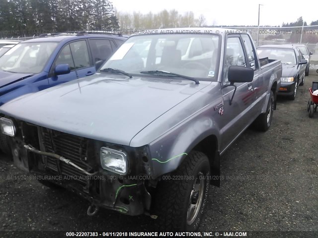 JM2UF6148L0900391 - 1990 MAZDA B2600 CAB PLUS GRAY photo 2